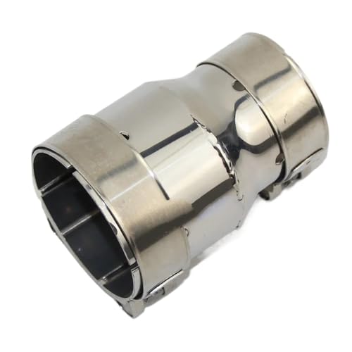 Tuyau d'échappement voiture en acier inoxydable durable 66 mm