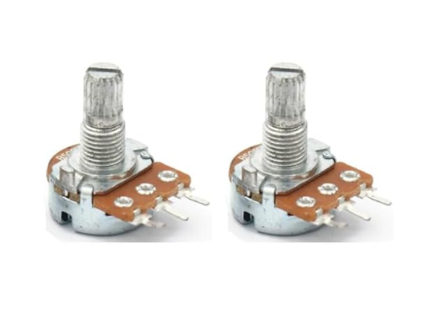 SP B500K ohm 3 pin Rotary round shaft handle potentiometer (Pack of 2) (B0CPVWX3WX) Amazon Price History, Amazon Price Tracker