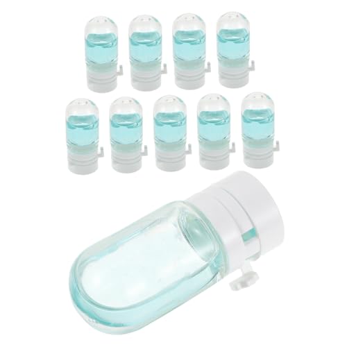 Healeved 10pièces Huiles Capillaires Parfumées pour Cheveux Bouclés Soin Hydratant sans Rinçage pour Femmes Capsules Huile Essentielle Voyage Format