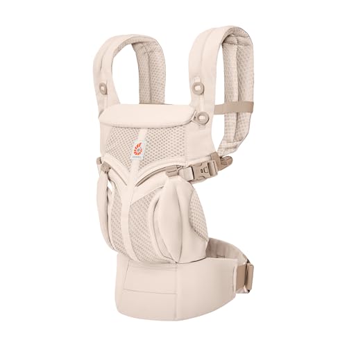Image of Ergobaby Omni Classic Baby Carrier for Newborn to Toddlers 0-48 Months (7-45 lbs) - 4-Position Breathable Mesh Baby Carrier with Ergonomic Support - Natural Beige