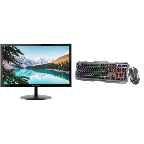 Image of ZEBRONICS Zeb-V19Hd 18.5 Inch (46.99 Cm) Led Monitor with Supporting Hdmi, Vga Input, Hd 1366 X 768
