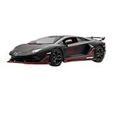 1 24 für Lamborghini Aventador SVJ 63 Rennmodell Druckgussautomodell Metallfertiges Automodell(A)