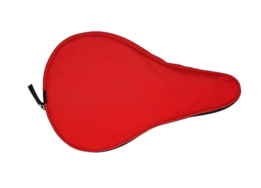 Stag Iconic Table Tennis Racket Cover, Ping Pong Paddle Case, Soft Feel Portable Waterproof Table Tennis Material Case Bag- Speed (Red) 3