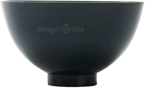 DENTIMICA Laboratorio dental impresión de goma mezcla de alginato cuenco flexible durable de silicona para alginato, materiales de yeso (M)