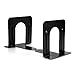 Book Ends, Bookends to Hold Books, Bookends for Shelves, Book Stopper,Nonskid Metal Bookends for Books, DVD, Video Games, Magazine,Black 4.72 x 4.72 x 4.72inch, 5Pair/10Piece