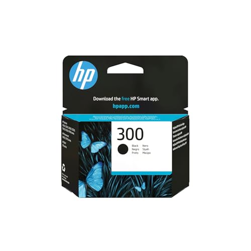 HP 300 CC640EE, Cartucho Original de Tinta Negro , compatible con impresoras de inyección de tinta HP DeskJet D2560, D2660, F4280, F4224, F4283; Photosmart Serie C