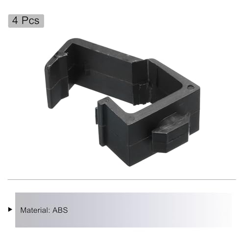 Image of MECCANIXITY 4Pcs Single Slot Flat Cable Clamp 8, 13.5mm Mount Slot Width Wire Holder ABS for 30 Series European Standard Aluminum Extrusion