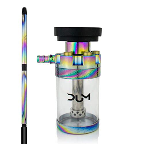 Dum Pro Car Shisha Wasserpfeife Rainbow Reiseshisha Hookah Rainbow Neochrome