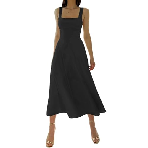 Robe longue sans manches vêtement femme habillé tenue de soirée
