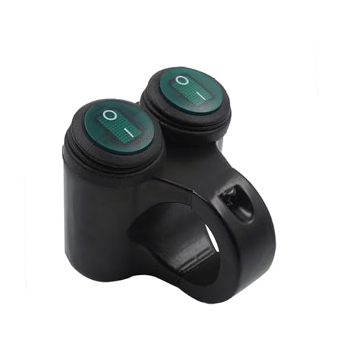 Commutateur de phare moto LoRier guidon 22mm bouton alu trois positions on off on étanche