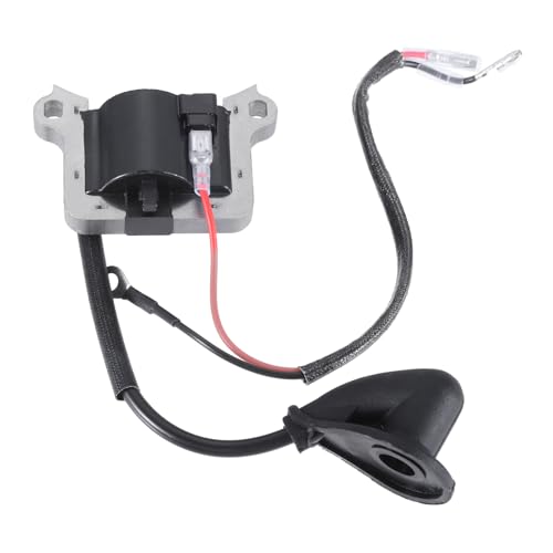 Hicello Bobine d'Allumage 62mm pour Débroussailleuse, Bobine Allumage avec Câble pour Multifonction 4 en 1, Tondeuse, Coupe-Herbe, Taille-Haie 43CC 52CC