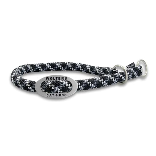 Wolters | Schlupfhalsband Everest reflektierend schwarz/graphit | Halsumfang 55 x B 1,3 cm