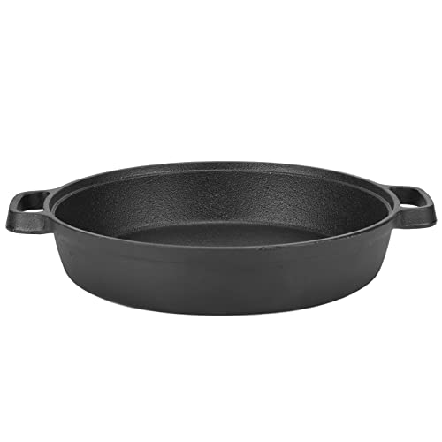 Pancake Pan, Thickened Pancake Pan,12in Environmental Friendly Cast Iron Kitchen Frying Pan,for Kitchens, Household, Restaurants