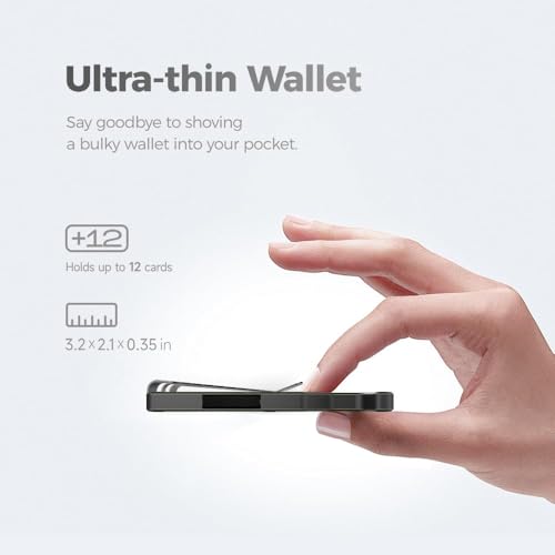 Minimalist Wallet for Men, Slim Wallet with Cash Strap, RFID Blocking Metal Card Holder, Compact Pocket Wallet Ideal Gift for Men, Super Thin Card Clip Hold up to 12 Credit Cards (Green-001)3