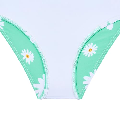 Image of Zando Toddler Swimsuit Girl Size 6M-8Y - Cute Ruffle Sling Adjustable Baby Girl Bathing Suit Kids Swimwear for Beach Wear
