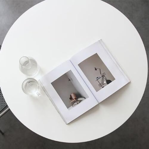 Table de bistrot ronde 80 cm blanche style tulipe pour petite cuisine - 3