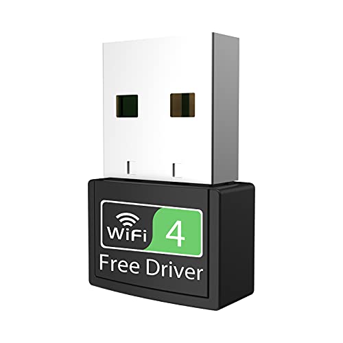 PIX-LINK USB WiFi Suitable for Desktop 150M Driver-Free WiFi Wireless Adapter Mini USB WiFi Adapter, Dual-Band 2.4GHz, 802.11n USB Computer Adapter, WiFi dongle Compatible with Windows 10/7/8/8.1/XP