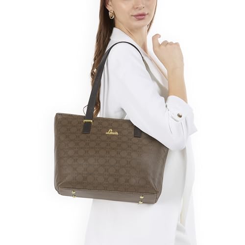 Image of Lavie Women's Mabel Solid Tote Handbag for Women | Tote Bag For Work | Ladies purse | Stylish Shoulder Bag | Gift For Ladies