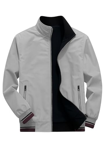 Image of Leriya Fashion Men's Winter Polyester Standard Length Jacket | Lightweight Outerwear Jacket for Men | Full Sleeve Casual Winter Outfit | Stylish Zip-Up Jackets for Daily Travel & Outdoor Use