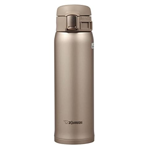 Zojirushi Stainless Steel Non-Stick Vacuum Travel Mug - 480 ml, Champagne Cover