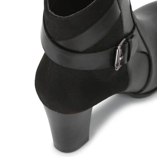 Image of YOHO Women Comfortable Boots Collection | Extra Cushioned Foot Bed And Skin Friendly Ankle Boot With Heels | Trendy, Stylish, Casual Boots | Winter, Snow And Holiday Outings