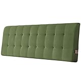 Einfache Installation: Geeignet für Betten ohne Kopfteil. Reißen Sie das Klebeband hinter dem Kissen ab und befestigen Sie das Kissen an der Wand neben dem Bett.