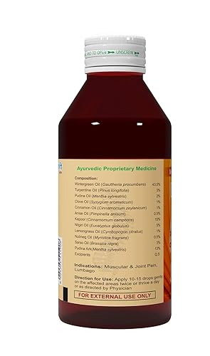Image of Atrey Ayurveda Bonny Oil for Fast Long Lasting Pain Relief Liquid - Pain Relief Oil Use for Refresh Massage While Pain in Joints Foot Arm Knee Body Muscle - Natural Oil use as Antipain (Pack of 2)