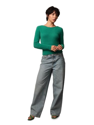 Image of Only Women's Nylon Blend Round Neck Sweater