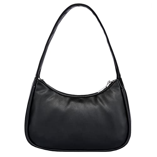 Shoulder Bags for Women Small White Purse Y2K Handbag Crocodile Pattern Clutch 90s Purses