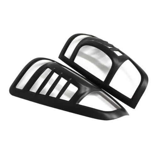 Cubierta luz trasera coche Isuzu D-Max para evitar roturas marco ABS protector negro 3