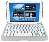 ZAGG Folio Case with Backlit Bluetooth Keyboard for Samsung Galaxy Note 8-White