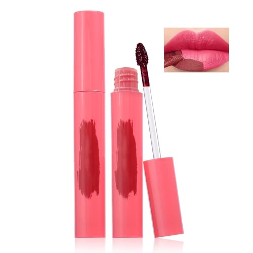 Image of Peel Off Lip Liner, Smudge Proof Matte Lip Stain, All-Day Waterproof Non-transfer Lip Cosmetic, Single Pack for Ladies (Rose Pink)