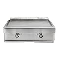 Barbeques Galore Turbo 32-inch 2-Burner Built-In Stainless Steel Teppanyaki BBQ Grill - Natural Gas - TEPANNG