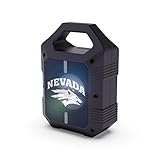 SOAR NCAA ShockBox XL LED Wireless Bluetooth Speaker, Nevada Wolf Pack