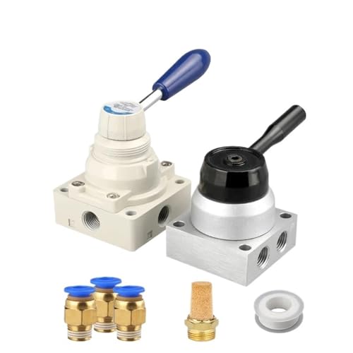 Válvula de control de flujo manual 4HV310-10 rotativa de 3 posiciones 4