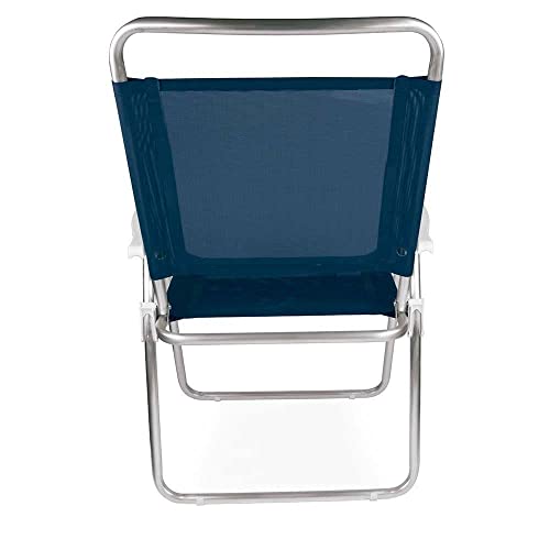 Cadeira de Praia Master Plus Fashion Alumínio Azul Mor