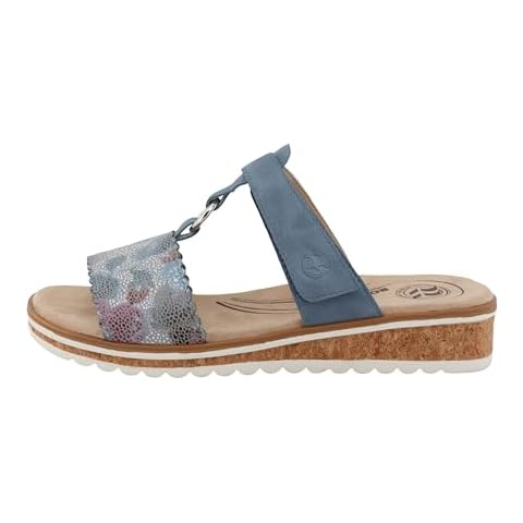 Romika Women's Slide Sandal, Sky Multi, 8 Cover