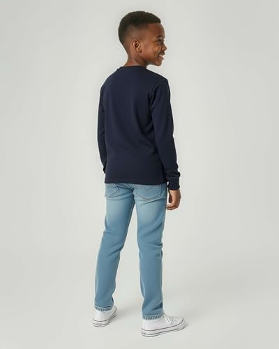 Image of 5 Pack Boys' Cotton Long Sleeve Jersey T Shirts Kids School Youth Tees