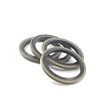 L-Yune, Waschmaschine Dichtung 27/30/33/36/39/40/40/48/52/60mm Metallkautschuk kombinierte Waschmaschine Ölbeständigkeit kombiniert Verbundwaschanlage (Farbe : 10pcs, Größe : 52mm)