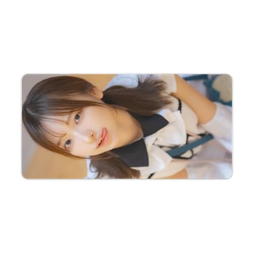 for 一ノ瀬瑠菜15 マウスパッド 超大型 マウスパッド ミングマウスパッド デスクマット 人気 人気写真 おしゃれ かわいい キーボードマット 防水 滑り止 耐久性が良い プレイマット 快適操作性 パソコン 周辺機器 贈り物 30x60cm(999 )