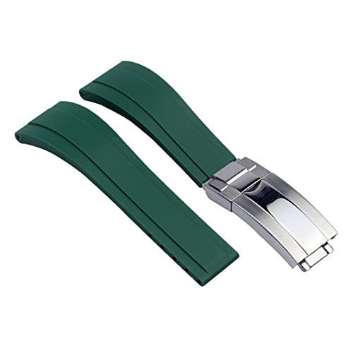SvXgbvbNXp`[_[Xgoh 20 ~[g 21 ~[gΖhVRvoh (Color : Green silver clasp, Size : 21mm)