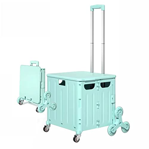 Chariot utilitaire pliable à roulettes robuste pour coffre et marché