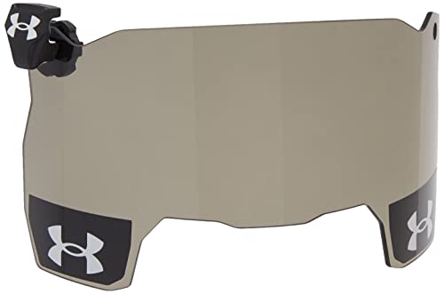 Under Armour Men's Adult Football Eyeshield Visor Shield Wrap Sunglasses, Grey Black, 99/01