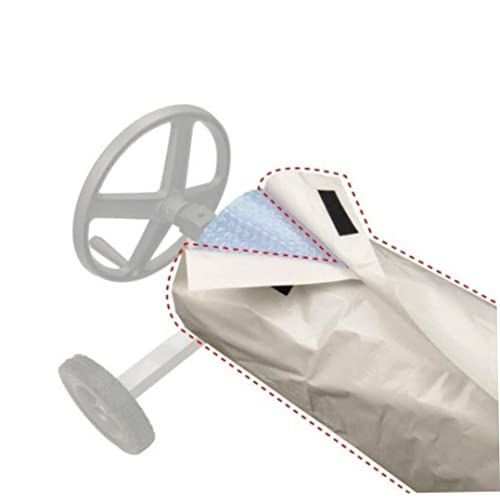 Cubierta protectora solar para carrete de piscina, manta protectora de rodillo solar (tamaño: 16 pies) Beigesolar