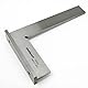 PIMALDAUM® Anschlagwinkel, 90°-Flachwinkel mit Anschlag gem. DIN 875/0, Edelstahl (Metall, 200x130 mm)