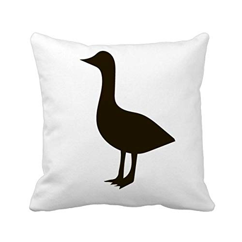 Coussin oie noire carré 40x40 cm housse multicolore salon - 2