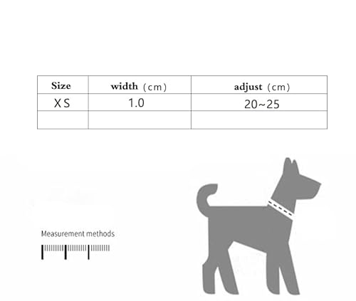 Haoyueer Collari per cani e gatti con strass e