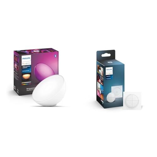 Lámpara inteligente Hue Go Philips portátil con interruptor inalámbrico Tap blanco
