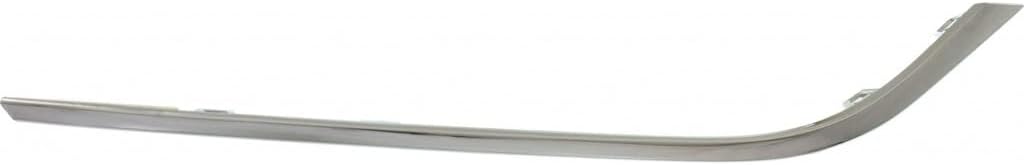 for Volkswagen Passat 2012 2013 2014 2015 Bumper Cover Molding Passenger Side | Front | Chrome | Made of ABS Plastic | Replacement for VW1047107 | 5618531022ZZ, 615343591902