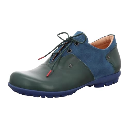 Think! Homme Kong Basket chaussure de marche confortable en cuir noir